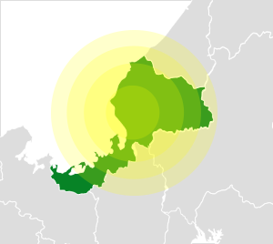 スタンダード家庭教師サービス 福井の地図