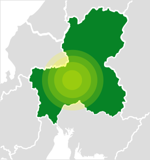 スタンダード家庭教師サービス 岐阜の地図