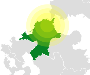 スタンダード家庭教師サービス 北九州の地図