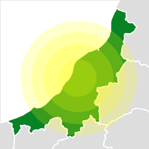 スタンダード家庭教師サービス 新潟の地図